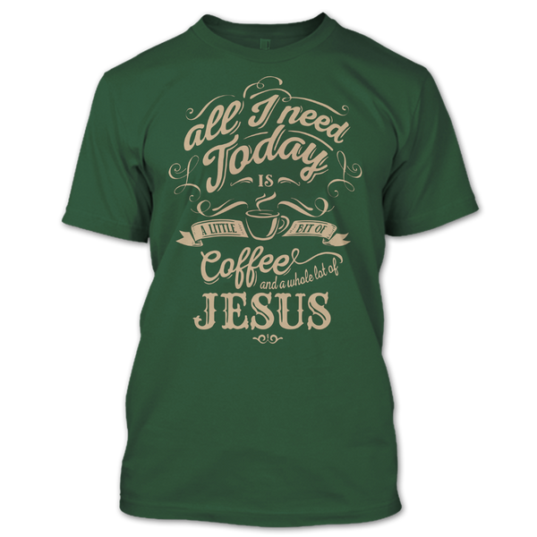 A black t-shirt with the shopify logo