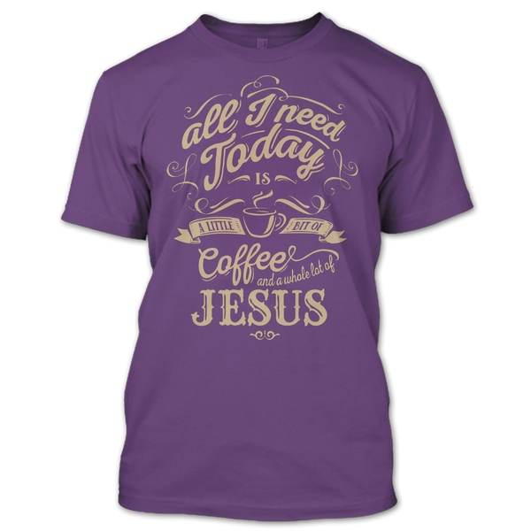 A black t-shirt with the shopify logo