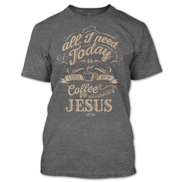 A black t-shirt with the shopify logo