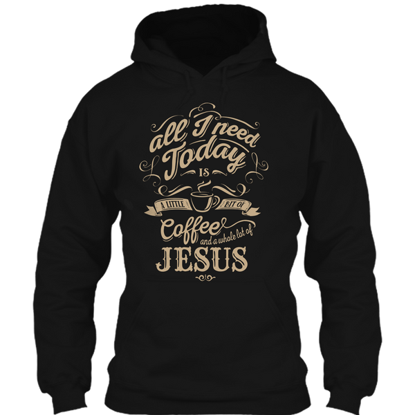 A black t-shirt with the shopify logo