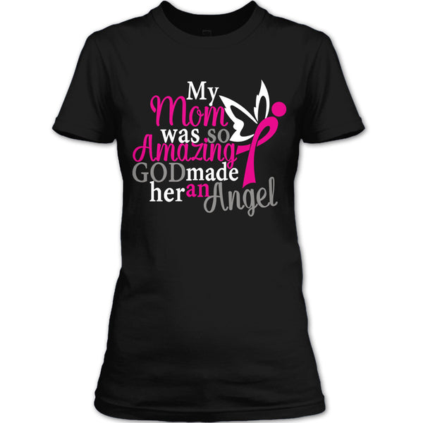 A black t-shirt with the shopify logo