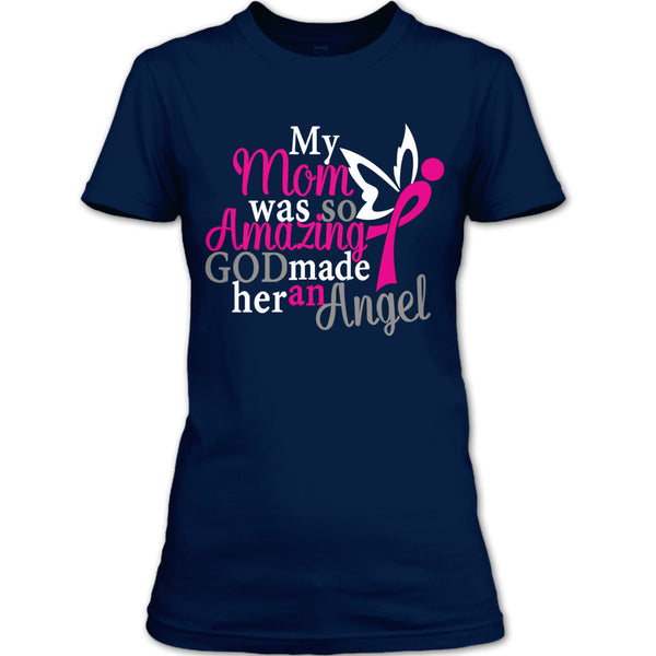 A black t-shirt with the shopify logo