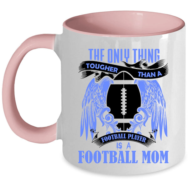 Football Mom Coffee Mug, Football Player Accent Mug