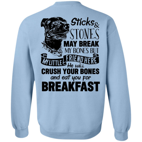 I Love Pit Bull T Shirt, You For Breakfast Sweatshirt