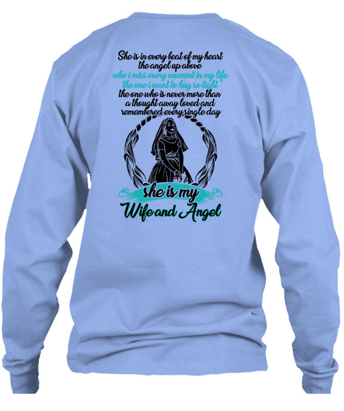 She Is My Wife And Angel T Shirt, I Love Wife T Shirt