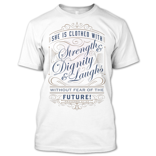 A black t-shirt with the shopify logo