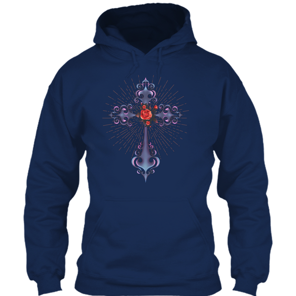 A black t-shirt with the shopify logo