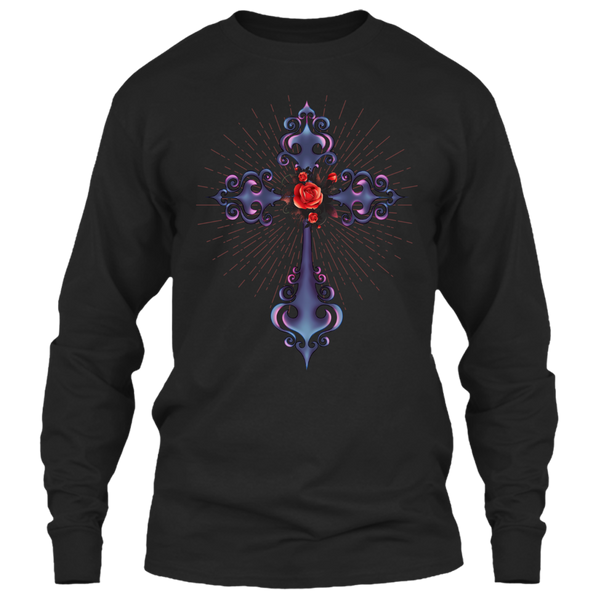 A black t-shirt with the shopify logo