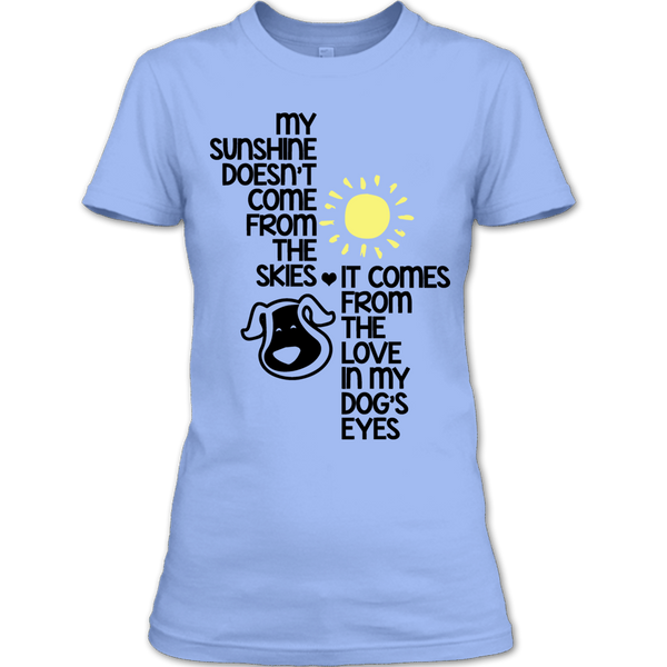 A black t-shirt with the shopify logo