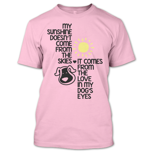 A black t-shirt with the shopify logo