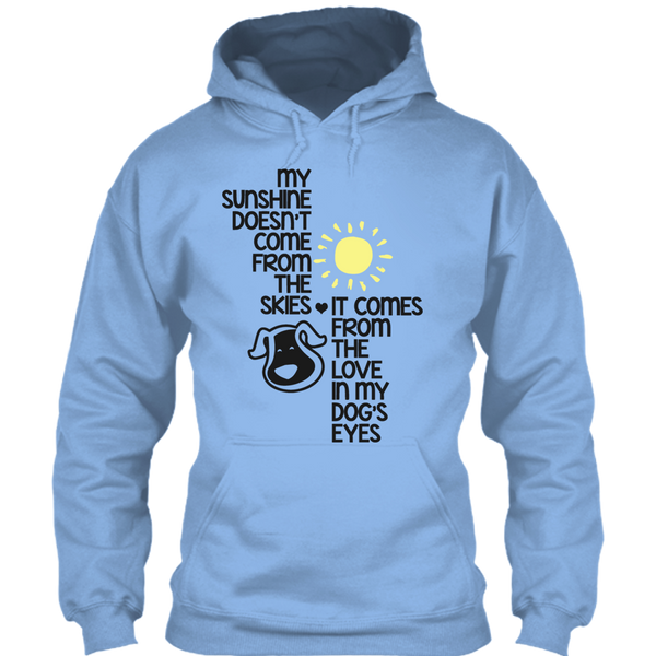 A black t-shirt with the shopify logo