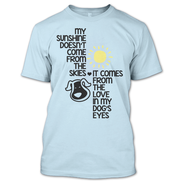 A black t-shirt with the shopify logo