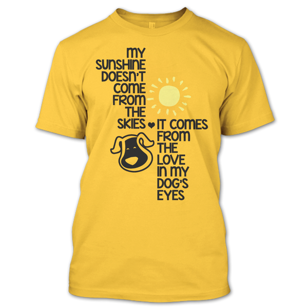 A black t-shirt with the shopify logo