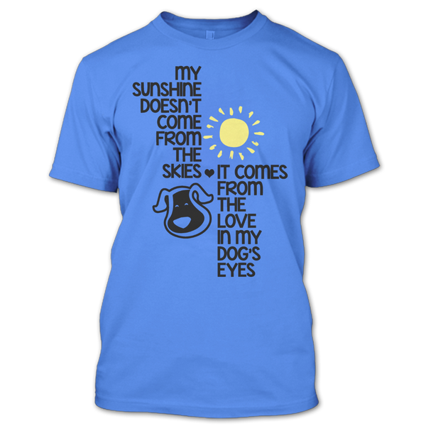 A black t-shirt with the shopify logo