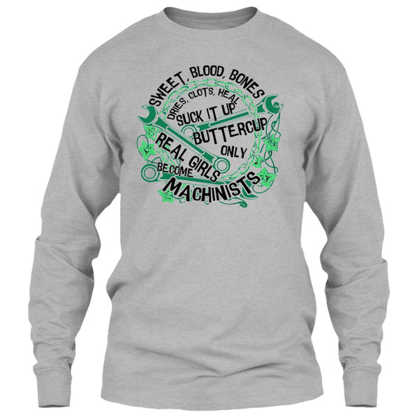 Sweet Blood Bones T Shirt, Coolest Mechanic Girls T Shirt