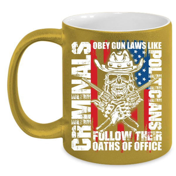 Cool American Flag Coffee Mug, Cool Gift For Policeman Coffee Cup