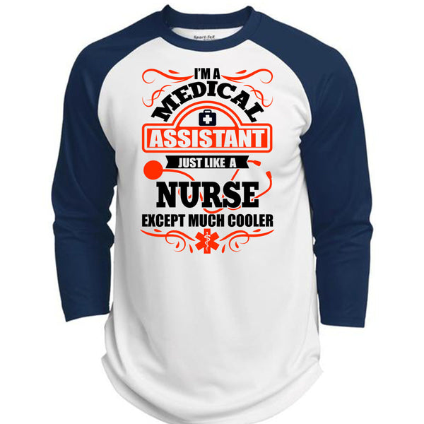 I'm A Medical Assistant T Shirt, I Love Nurse T Shirt, Awesome T-Shirts  (Polyester Game Baseball Jersey)