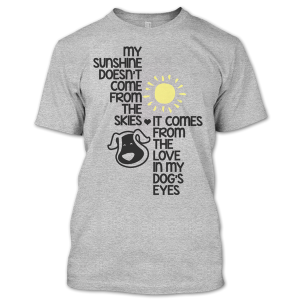 A black t-shirt with the shopify logo