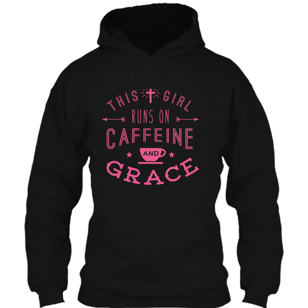 A black t-shirt with the shopify logo