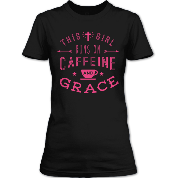 A black t-shirt with the shopify logo