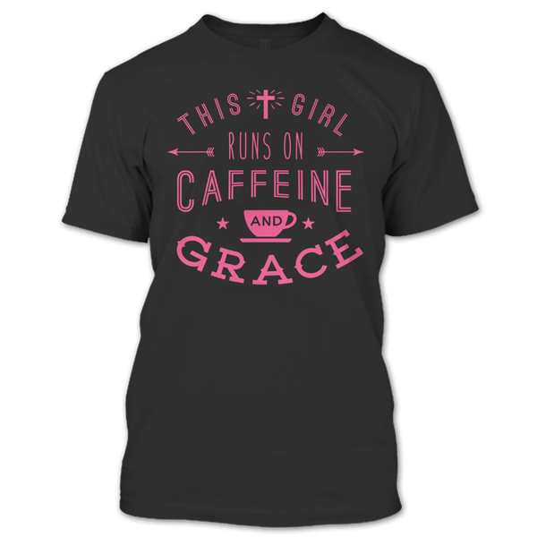 A black t-shirt with the shopify logo