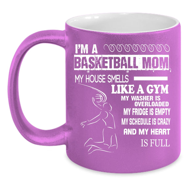 I'm A Basketball Mom Coffee Mug, Awesome Basketball Mom Coffee Cup
