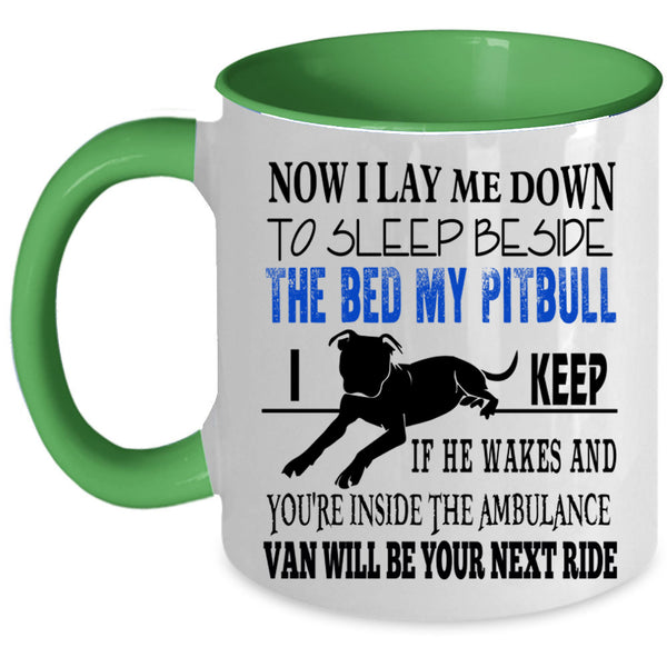 Lovely Gift For Dog Lovers Coffee Mug, My Pitbull Accent Mug