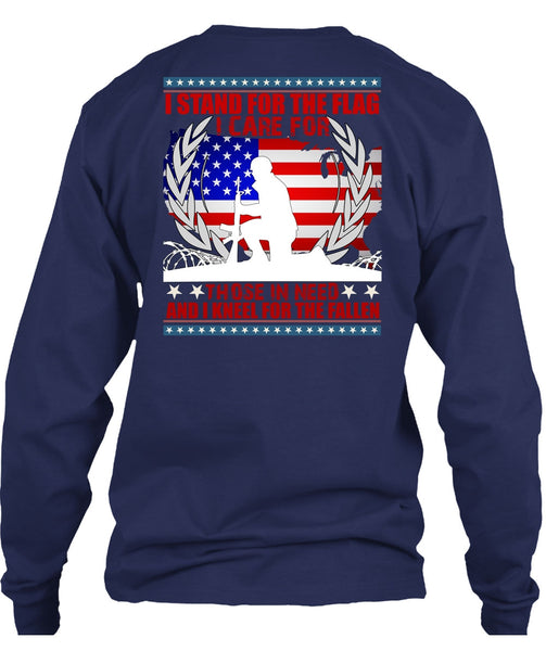 I Stand For The Flag T Shirt, I Kneel For The Fallen T Shirt