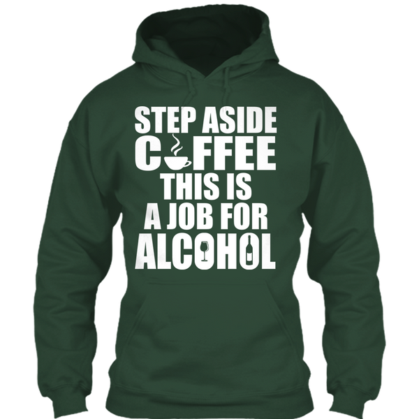 A black t-shirt with the shopify logo