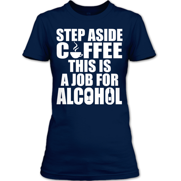 A black t-shirt with the shopify logo