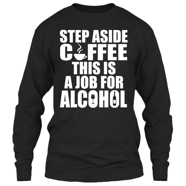 A black t-shirt with the shopify logo