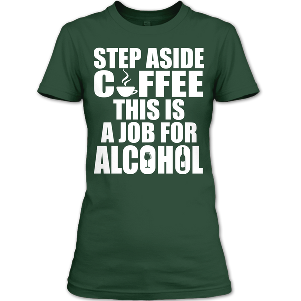 A black t-shirt with the shopify logo