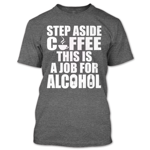 A black t-shirt with the shopify logo