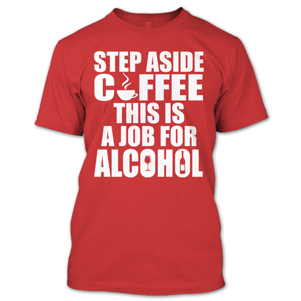 A black t-shirt with the shopify logo