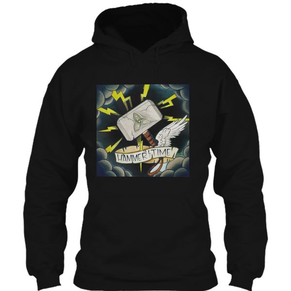 A black t-shirt with the shopify logo