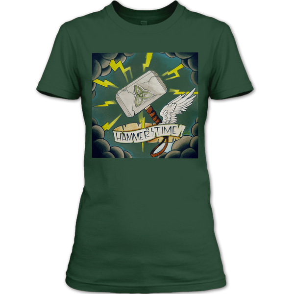 A black t-shirt with the shopify logo