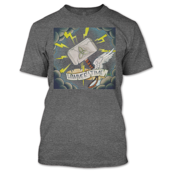 A black t-shirt with the shopify logo