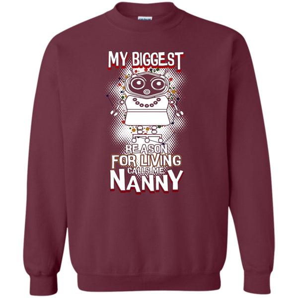 Calls Me Nanny T Shirt, Coolest Nanny Ever Sweatshirt