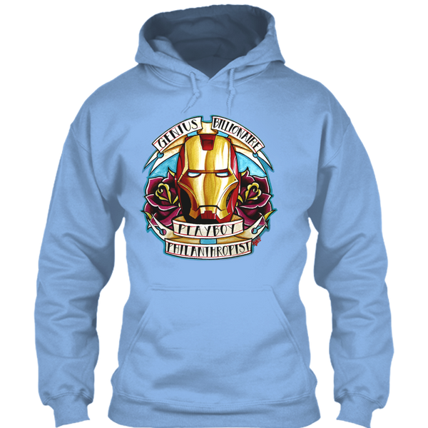 A black t-shirt with the shopify logo