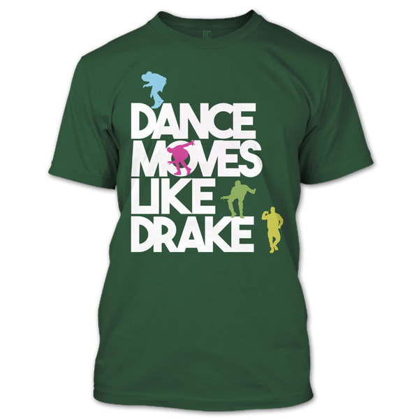 A black t-shirt with the shopify logo