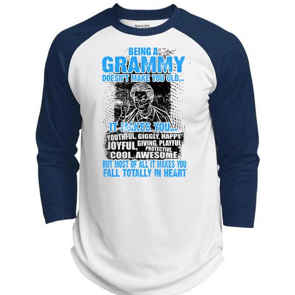Being A Grammy T Shirt, I Love Grammy T Shirt, Awesome T-Shirts  (Polyester Game Baseball Jersey)