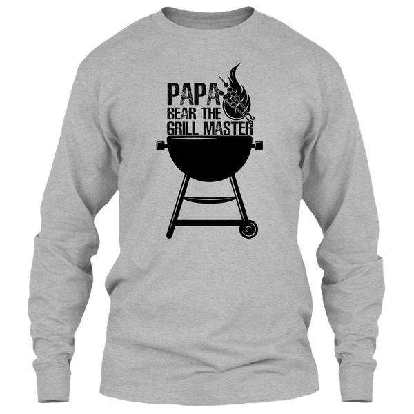 Papa Bear The Grill Master T Shirt, Gift For Papa T Shirt