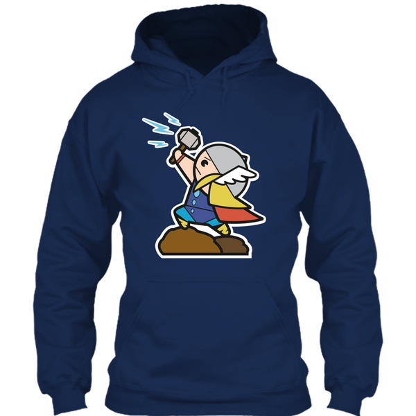 A black t-shirt with the shopify logo