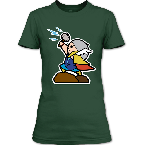 A black t-shirt with the shopify logo