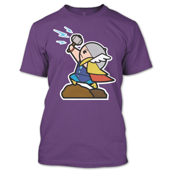 A black t-shirt with the shopify logo