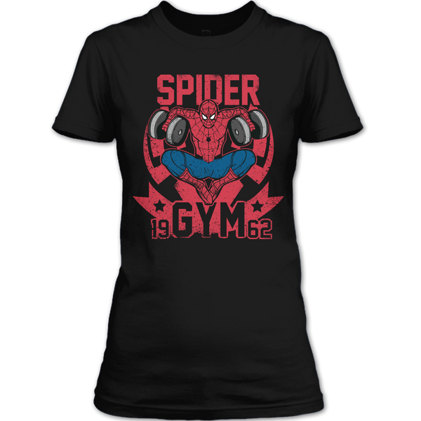 A black t-shirt with the shopify logo