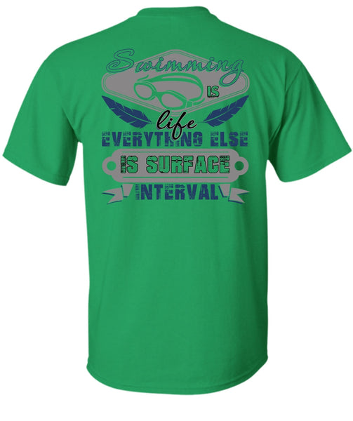 Swimming Is Life T Shirt, I Love Swimming T Shirt