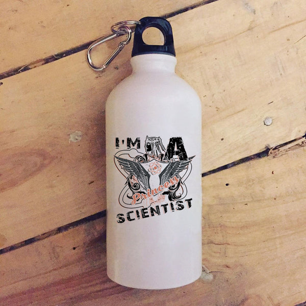 I'm A Princess Scientist 20 oz Stainless Steel Bottle,Cool Gift For My Daughter Outdoor Sports Water Bottle