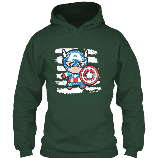 A black t-shirt with the shopify logo