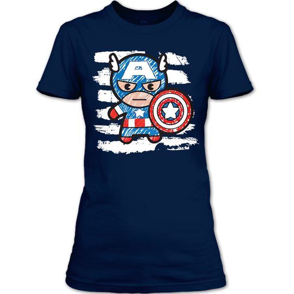 A black t-shirt with the shopify logo